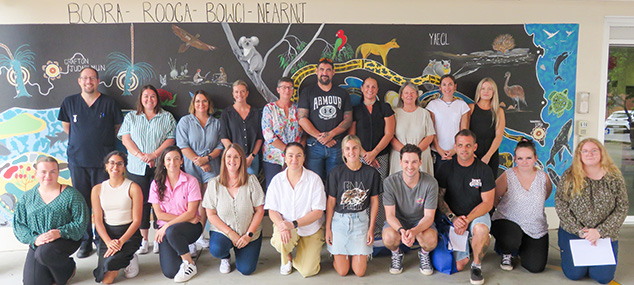 Group shot of new nurses at Grafton Base Hospital