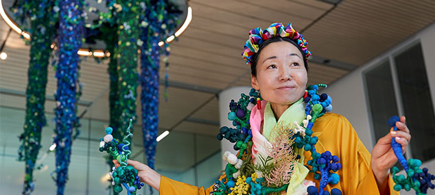 Hiromi artwork at Tweed Valley hospital