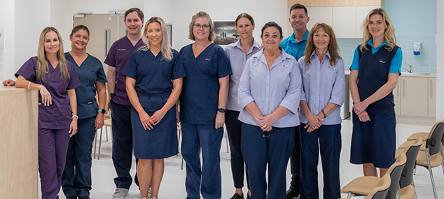 Tweed Valley Hospital cancer services staff