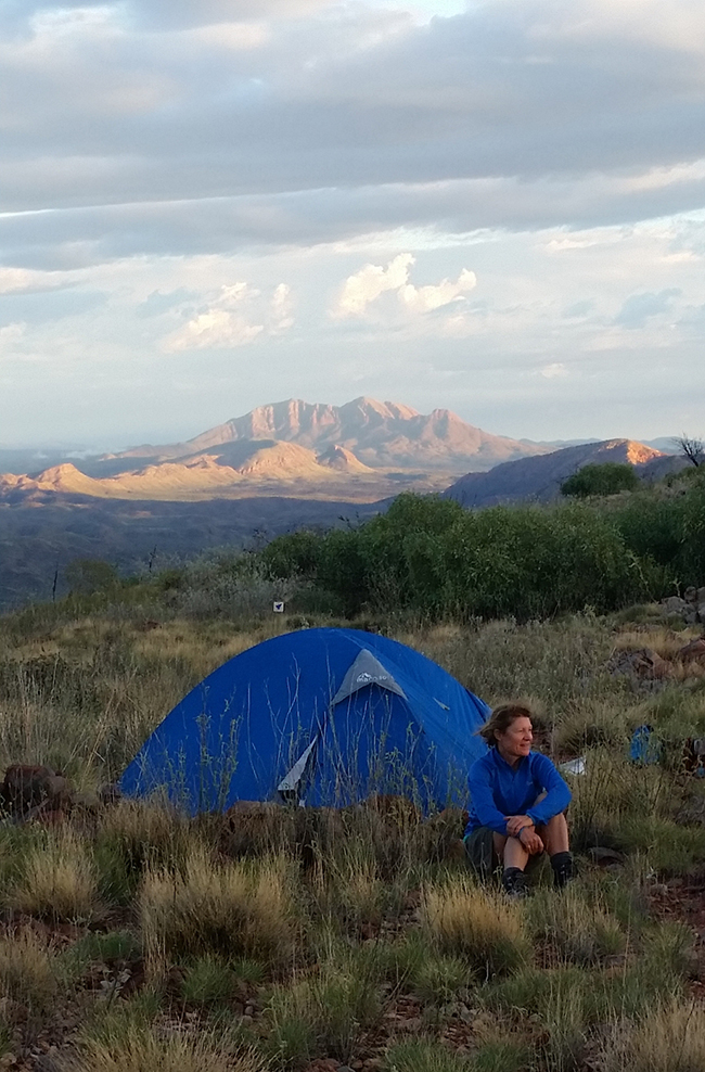 Maxine in Larapinta