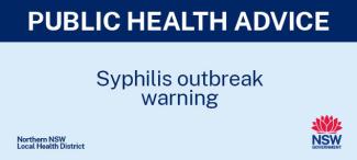  North Coast syphilis outbreak warning